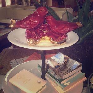 Red cardinal water font